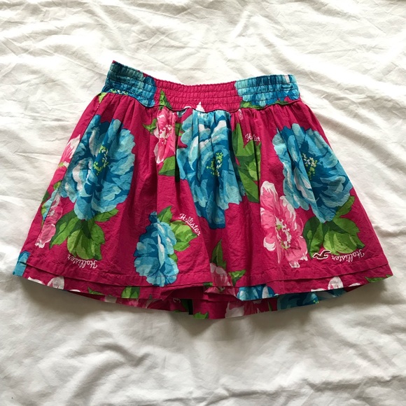 Hollister Skirts Euc Hollister Floral Skirt Poshmark